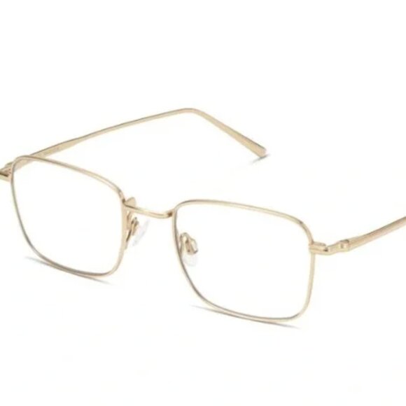 Brand New Warby Parker Joaquin Eyeglasses in Polished gold - Picture 2 of 3